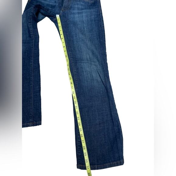 Calvin Klein dark wash bootcut mid rise stretch jeans size 6 - Picture 8 of 13